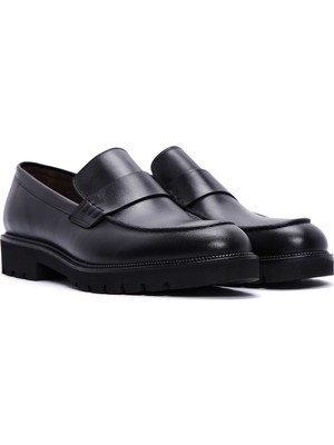 Derimod Erkek Siyah Casual Loafer 24WFD602018