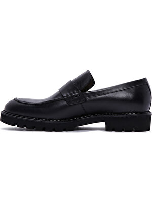 Derimod Erkek Siyah Casual Loafer 24WFD602018