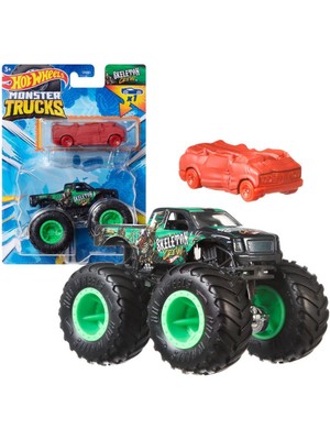 Hot Wheels Monster Trucks ve Araba Seti 1:64 Arabalar Skeleton Crew GRH81-HWN44