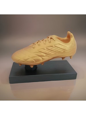 3D Layer Craft Fifa Altın Ayakkabı Ödülü Figürü 20 cm Kişiye Özel Isim Yazılabilir- Golden Boot Award