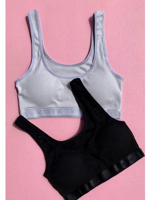 Ahmio Pedli 2'li Fitilli Kalın Askı Pamuklu Yarım Atlet (M=70-75, L=80-85, Xl=90-95 )