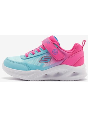Skechers Skechers Sola Glow - Ombre Deluxe Büyük Kız Çocuk Pembe Işıklı Spor Ayakkabı 303714L Pktq