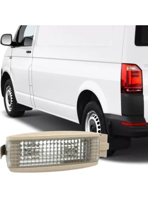 Volkspar Transporter T6 2015-2019 Model Arası Uyumlu Bej Renk Güneşlik Makyaj Lambası