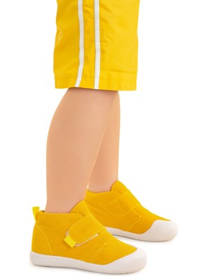 Kiko Kids Winnie Cırtlı Erkek Bebek Günlük Bot Ayakkabı