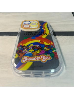 Bu Meydan IPHONE 15 Pro 3D Digital Baskılı Aynalı Darbe Emici Tam Koruma Şeffaf Mika Telefon Kılıfı