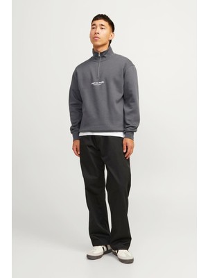 Jack & Jones Jorvesterbro Sweat Quarter Zıp Hn Noos