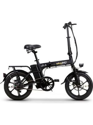 Skyjet Nitro 16 Katlanabilir Elektrikli Dağ Bisikleti 16 inç Jant ve 7 Vites Özelliği