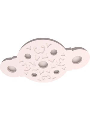 Motifpiyer Tavan LED Spotlu Göbeği-52-56 x 95 cm-Yuvarlak