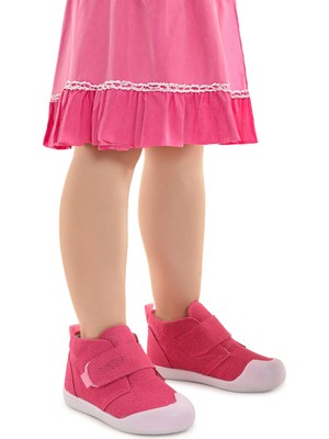 Kiko Kids Winnie İlk Adım Cırtlı Kız Bebek Günlük Bot Ayakkabı
