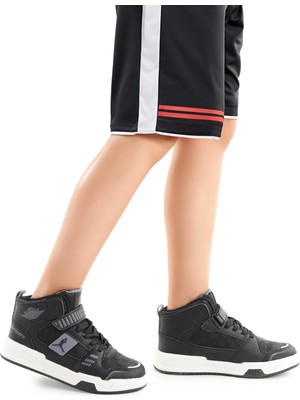Kiko Kids Carla Erkek Çocuk Bağcıklı Basketbol Spor Ayakkabı Mikrofiber Malzeme ile