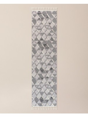Madame Coco Coleus Halı - Gri - 80x150 cm