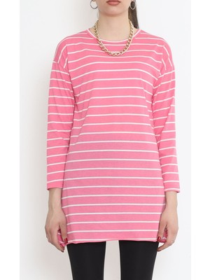 Civetta Çizgili Tunik Pembe - 11313.1567.