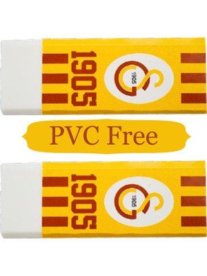 Galatasaray No:20 Pvc Free Büyük Boy Beyaz Silgi 3 Adet