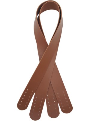 Angel Çanta Aksesuar 60X3 cm Suni Deri Taba Renk Çift Sap