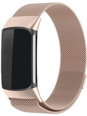 Markacase Fitbit Charge 6 Için Manyetik Metal Saat Kordonu