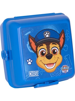 Wiggle Paw Patrol 4 Bölmeli Çocuk Beslenme Kutusu - Yemek Saklama Kabı Kaşık ve Çatallı