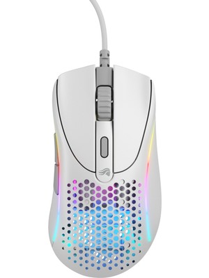 Glorious Model D 2 Kablolu RGB Ergonomik 26000 DPI Gaming Mouse – Mat Beyaz
