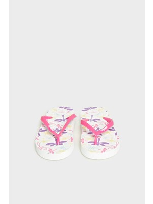 Tyess Kız Çocuk Desenli Terlik Düz Topuklu %73 EVA %27 PVC Eğlenceli Tasarım ile Rahatlık Sunar