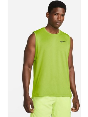 Nike Dri Fit Men Sports Tank Top Erkek Spor Atlet Yeşil