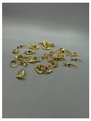 Egem Aksesuar Yapraklı Küpe Kancası Gold Renk 50 Adet