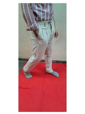 Butik Karaca Erkek Italyan Model Baggiy Fıt Harvest Palazzo Pile Deteay Poliviskon Pantolon
