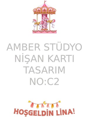 Amber Stüdyo Hoşgeldin Bebek Hediyelik 25 Adet - Yenidoğan Kız Erkek Bebek Kartlı Isme Özel Babyshower Hediyelik