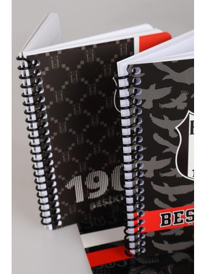 Beşiktaş "DEKOMUS CEP DEFTERİ HEDİYELİ" YENİ SEZON LİSANSLI BEŞİKTAŞ SERT KAPAK BLOKNOT VE VERSATİL UÇLU KALEM 0.7 MM 2'LİSİ