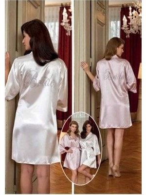 Kadın Saten Bride Kimono