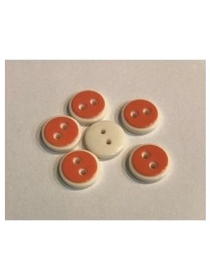 öztürk Beyaz Çember Bebe Düğmesi. 1.4cm 6'lı Paket.