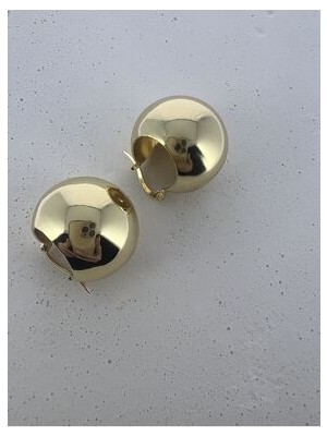 Venüs Accessory Top Halka Mango Model Çelik Küpe