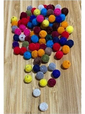 öztürk Kadife Boncuk 20GR 6mm Paket Içi 185-190 Adet Karışık