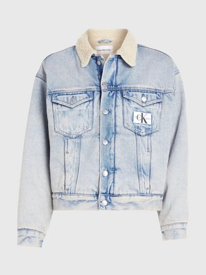 Calvin Klein Sherpa Denim Jacket Ceket Kadın