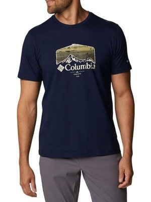 Columbia CS0237 Csc M Hıkers Haven Ss Tee Tişört