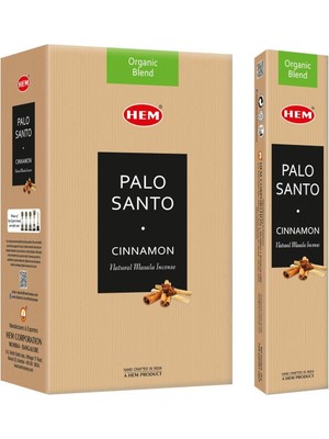 Miamantra Hem Marka Organik Karışım Serisi Palo Santo Tarçın Karışımlı Elde Sarma Tütsü