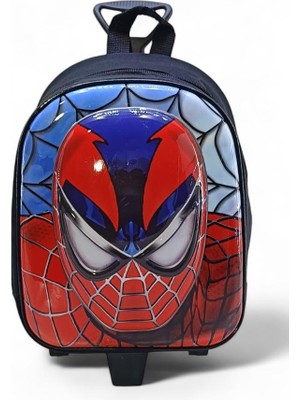 Baginn Anaokulu Çekçekli Sırt Çantası 3D Kabartmalı Kreş Erkek Çocuk Çantası
