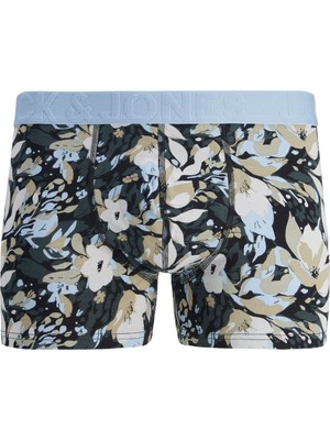 Jack & Jones Jacjonah Flower Trunks 3 Pack Sn Erkek Yeşil Boxer 12263722-21