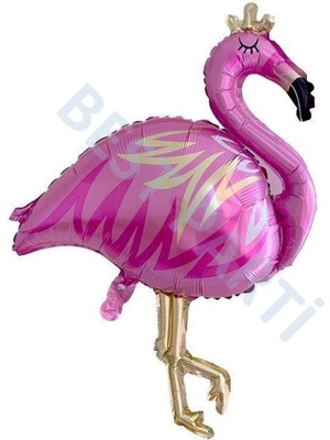 Bal10 Dünyası Hayvan Flamingo Folyo Balon 110 x 51  cm