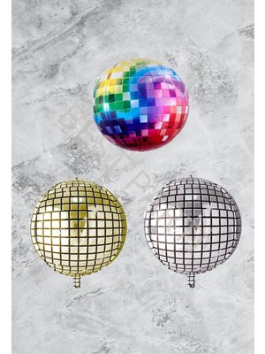 Best Parti Disko Topu 3'Lü Folyo Balon Seti
