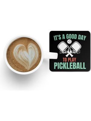 Fizello It's A Good Day To Play Pickleball Funny Pickleball Bardak Altlığı