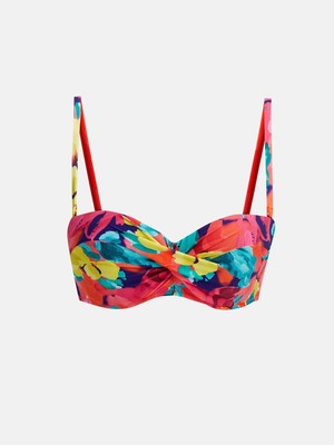 LC Waikiki Lcw Dream Uv Korumalı Desenli Askılı Kadın Bikini Üst