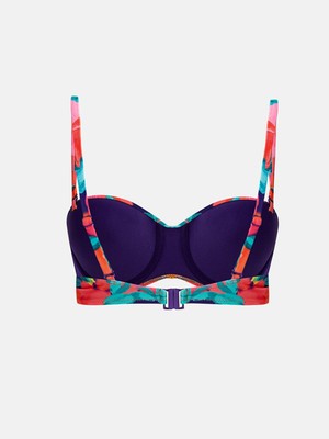 LC Waikiki Lcw Dream Uv Korumalı Desenli Askılı Kadın Bikini Üst