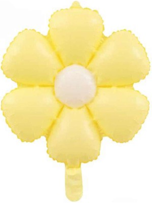 Rönesans Parti Papatya Folyo Balon Makaron Sarı 77 x 66  cm