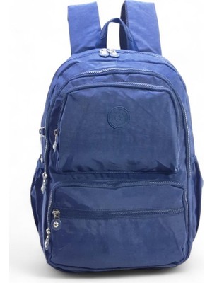 Baginn Klinkır Kumaş Lise Ortaokul Üniversite Sırt Çantası Çok Cepli Goril Anahtarlık Hediyeli!
