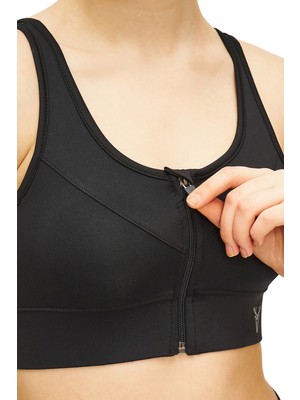 Cervus Kadın Fermuar Detaylı Büstiyer / Spor Büstiyer