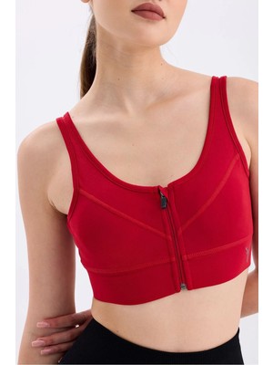 Cervus Kadın Fermuar Detaylı Büstiyer / Spor Büstiyer