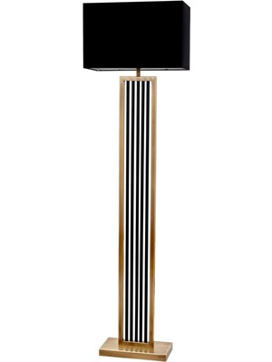 Avonni LM-9136-1E Eskitme Kaplama Lambader E27 Metal Kumaş H: 160 cm, Ø: 40 cm