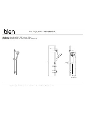 Bien Hermes - Hareketli Üst Takım 3f - Krom