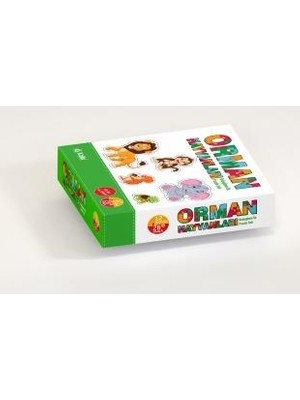 Kolix Baby Puzzle Orman Hayvanları Eğitici Oyun Kartları