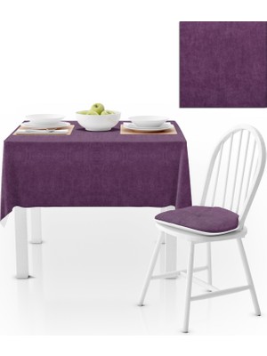 BenimOl Açık Mor Düz Renk Masa Örtüsü 120x140