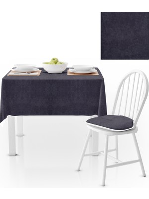 BenimOl Antrasit(Füme) Düz Renk Masa Örtüsü 120x140